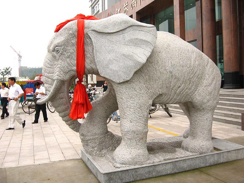 石雕大象